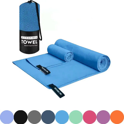 Quick-Dry Sports Towel 40X80/76X152CM Microfiber Running Yoga Gym Fitness Basketball Outdoor Camping Hiking Beach Towels Leedoar