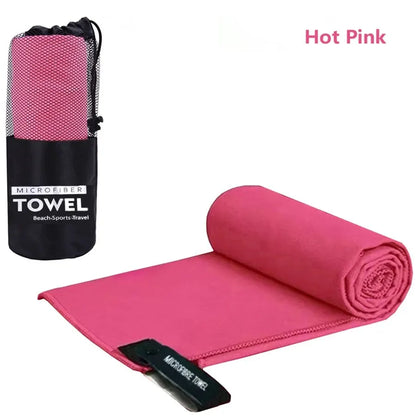 Quick-Dry Sports Towel 40X80/76X152CM Microfiber Running Yoga Gym Fitness Basketball Outdoor Camping Hiking Beach Towels Leedoar