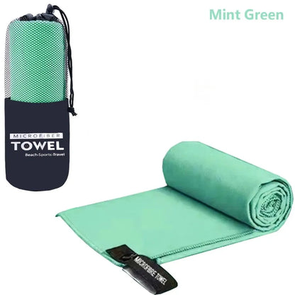 Quick-Dry Sports Towel 40X80/76X152CM Microfiber Running Yoga Gym Fitness Basketball Outdoor Camping Hiking Beach Towels Leedoar