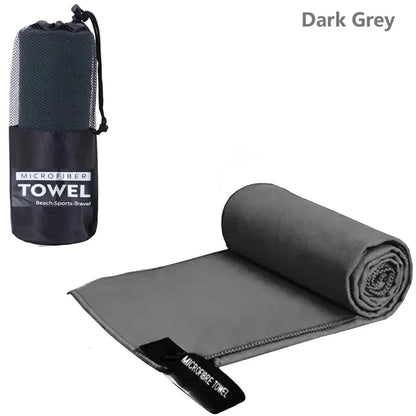 Quick-Dry Sports Towel 40X80/76X152CM Microfiber Running Yoga Gym Fitness Basketball Outdoor Camping Hiking Beach Towels Leedoar