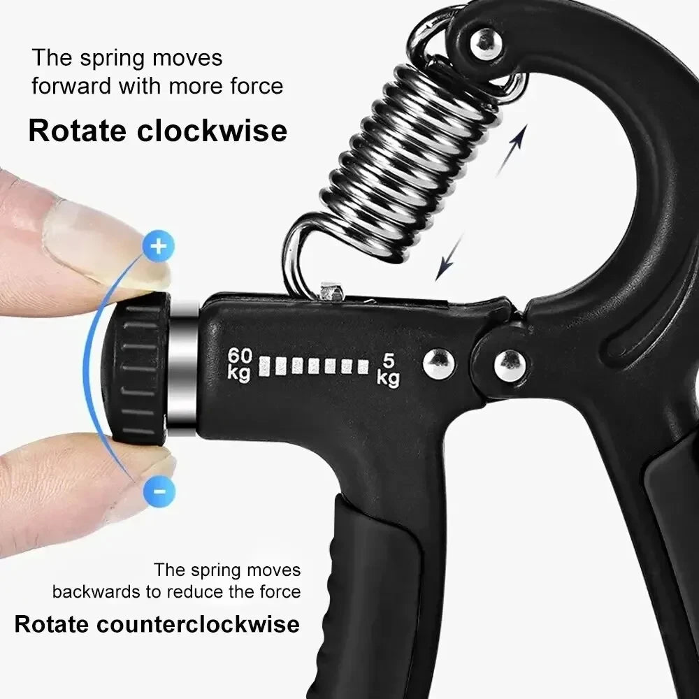 R Shaped Spring Grip Professional Wrist Strength Arm Muscle Finger Rehabilitation Training Exercise Fitness Equipment Leedoar