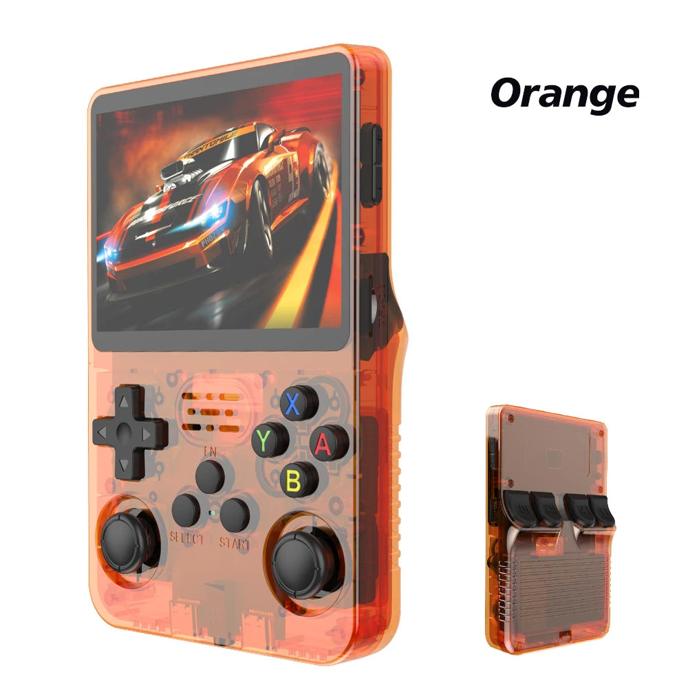 R36S Retro Handheld Video Game Console Linux System 3.5 Inch IPS Screen Portable Pocket Video Player 128GB Games Boy Gift Leedoar