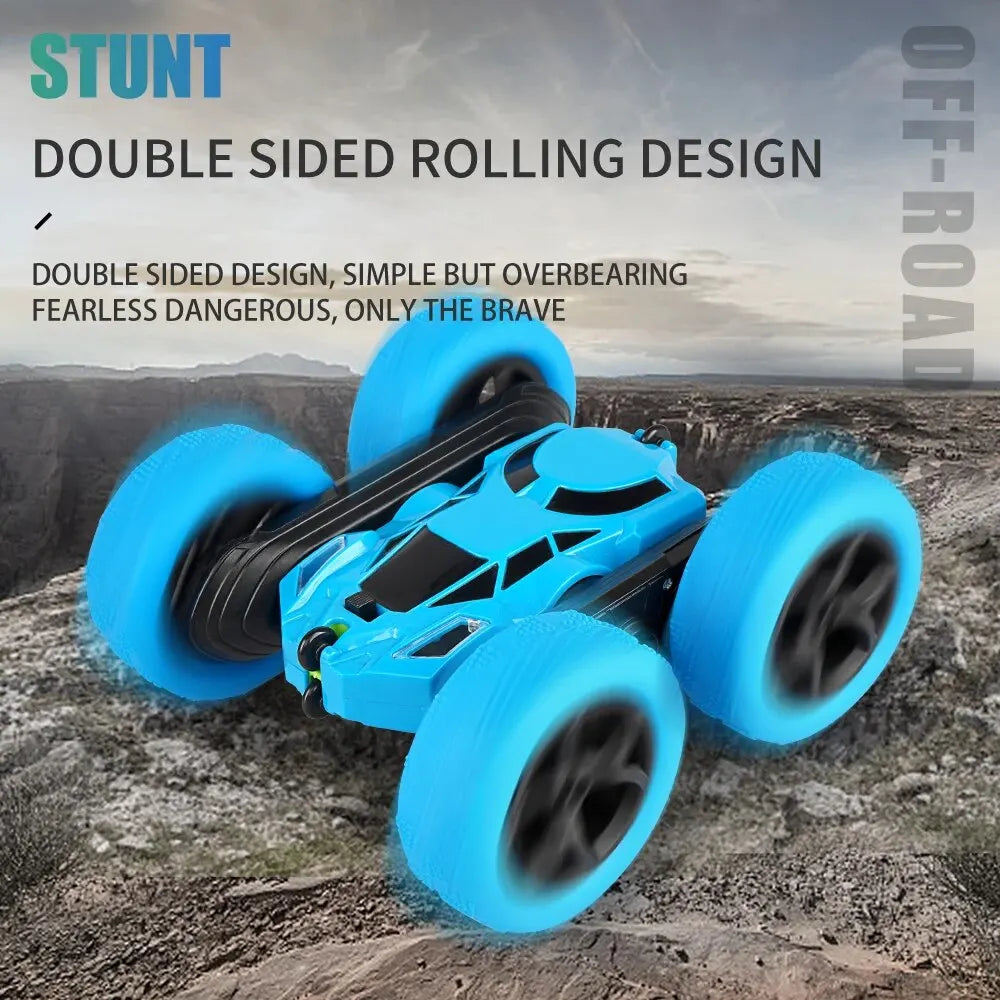 RC Stunt Car Children Double Sided Flip 2.4G Remote Control 360 Deree Rotation Off Road Drift RC Car Gifts For Kids Adults Boys Leedoar