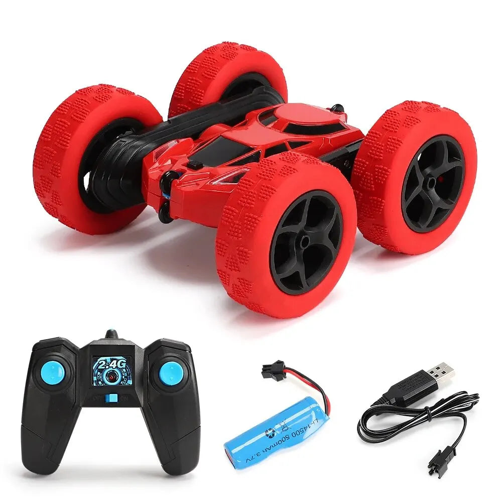 RC Stunt Car Children Double Sided Flip 2.4G Remote Control 360 Deree Rotation Off Road Drift RC Car Gifts For Kids Adults Boys Leedoar