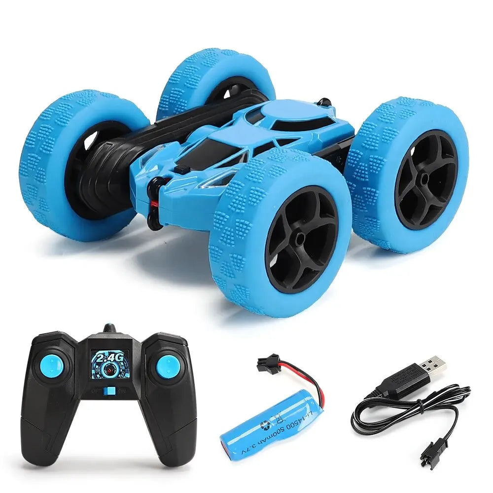 RC Stunt Car Children Double Sided Flip 2.4G Remote Control 360 Deree Rotation Off Road Drift RC Car Gifts For Kids Adults Boys Leedoar