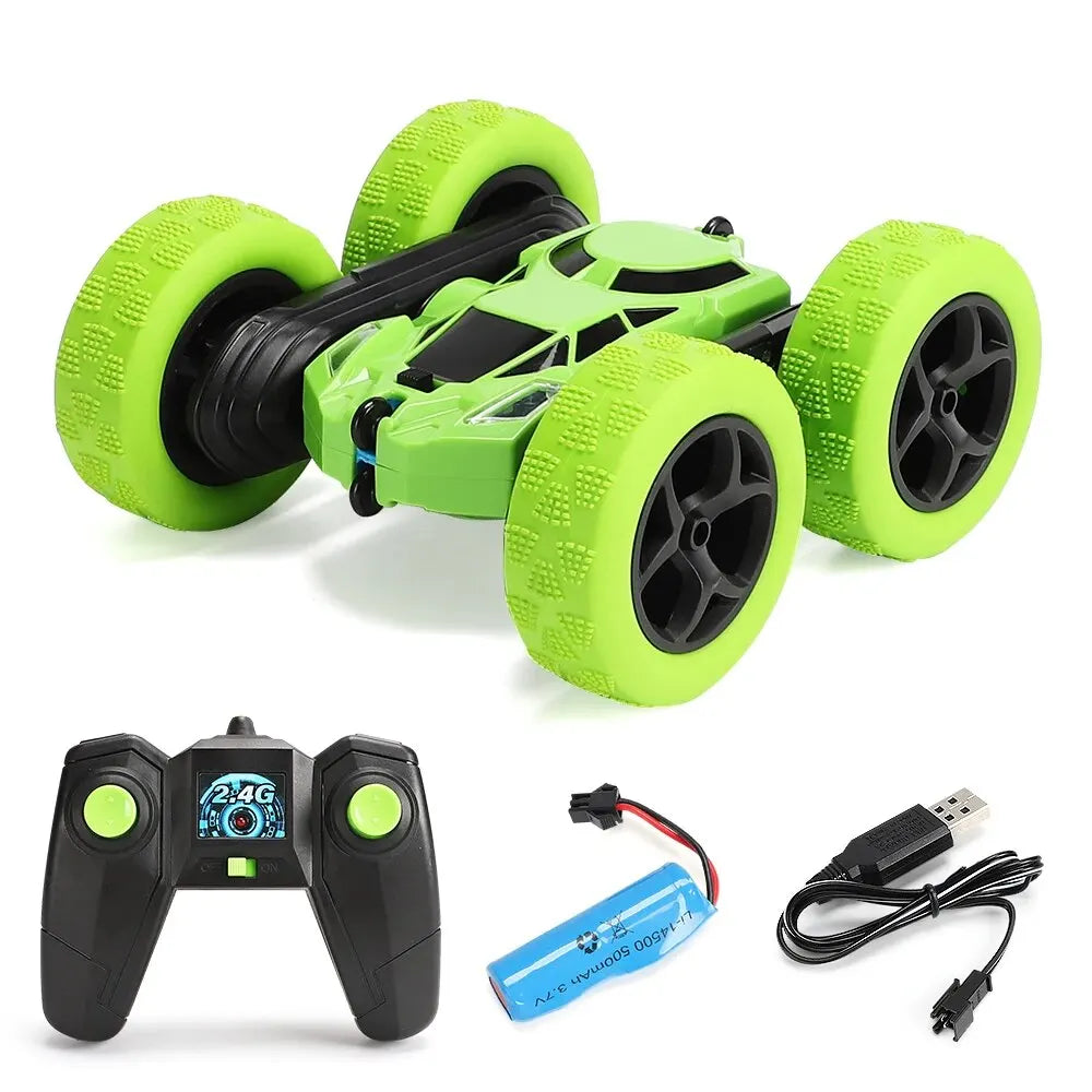 RC Stunt Car Children Double Sided Flip 2.4G Remote Control 360 Deree Rotation Off Road Drift RC Car Gifts For Kids Adults Boys Leedoar