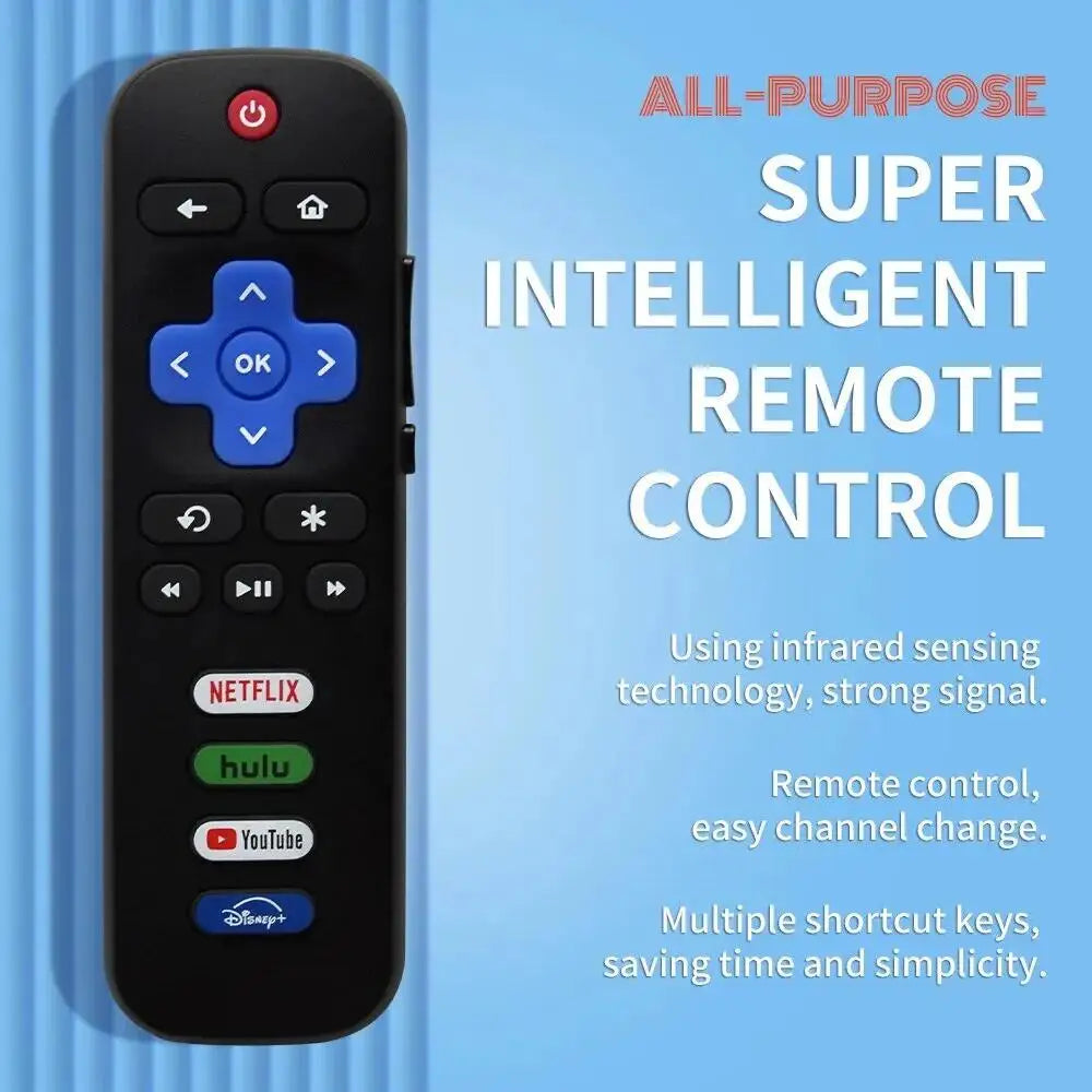 RC280A Replacement Remote Control Only for Roku TV for TCL Roku/Hisense Roku/Onn Roku/Philips Roku TVs(Not for Stick and Box) Leedoar