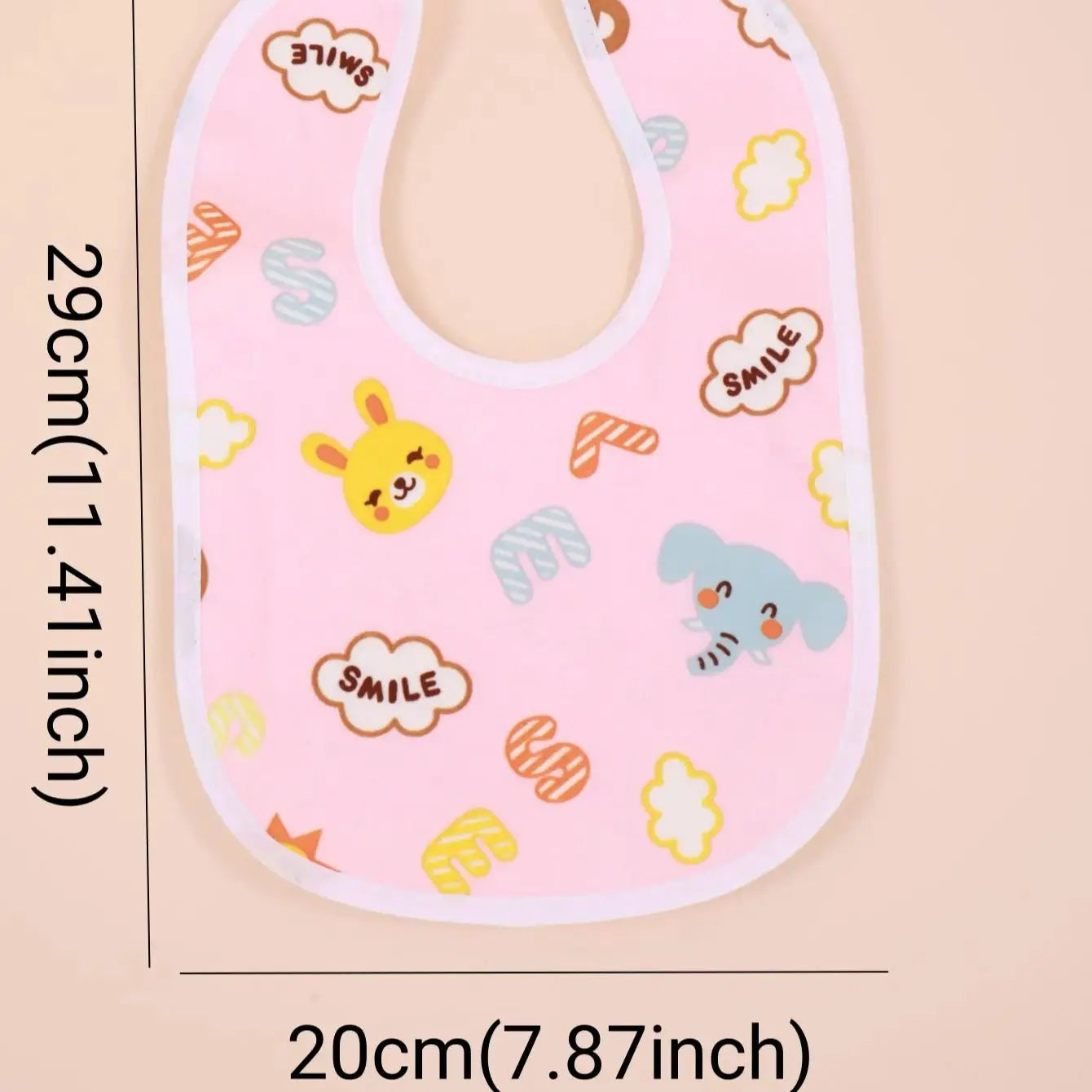 Random 5/8/10pcs Baby Cotton Babadores Burp Saliva Towel Cartoon Bibs Bandana Waterproof Boys Girls Accessories Clothing Leedoar