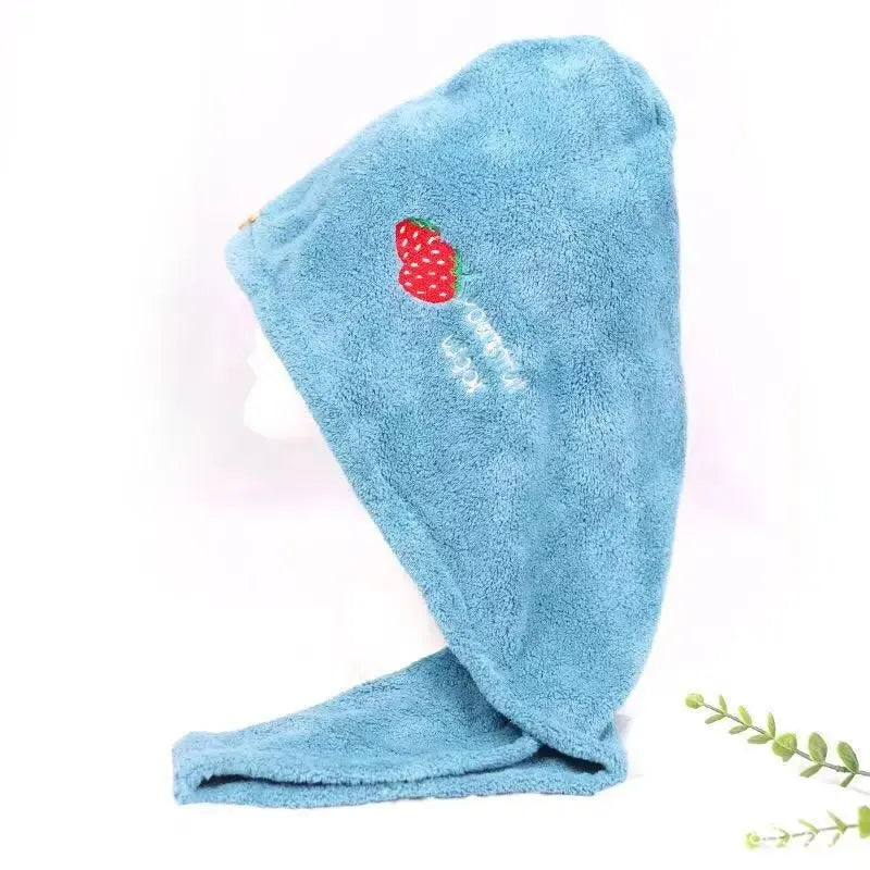 Rapid Dry Towel for Hair Microfiber Towels Anti Frizz Dry Hair Hair Towel Quick Dry Hair Dry Towels for Girls Beach Shower Cap Leedoar