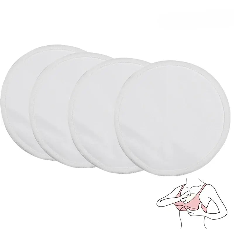 Rayon Made from Bamboo Nursing Breast Pads Washable & Reusable Breastfeeding Nursing Pads Leedoar