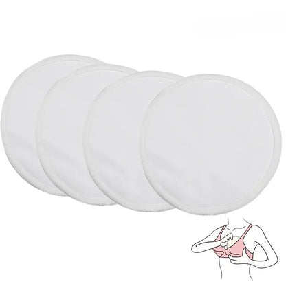 Rayon Made from Bamboo Nursing Breast Pads Washable & Reusable Breastfeeding Nursing Pads Leedoar