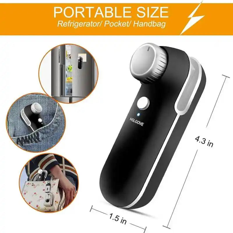 Mini selador térmico de saco recarregável 2 em 1, selador de lanches de plástico para saco de armazenamento, clipe de saco, selador térmico portátil, saco plástico USB 