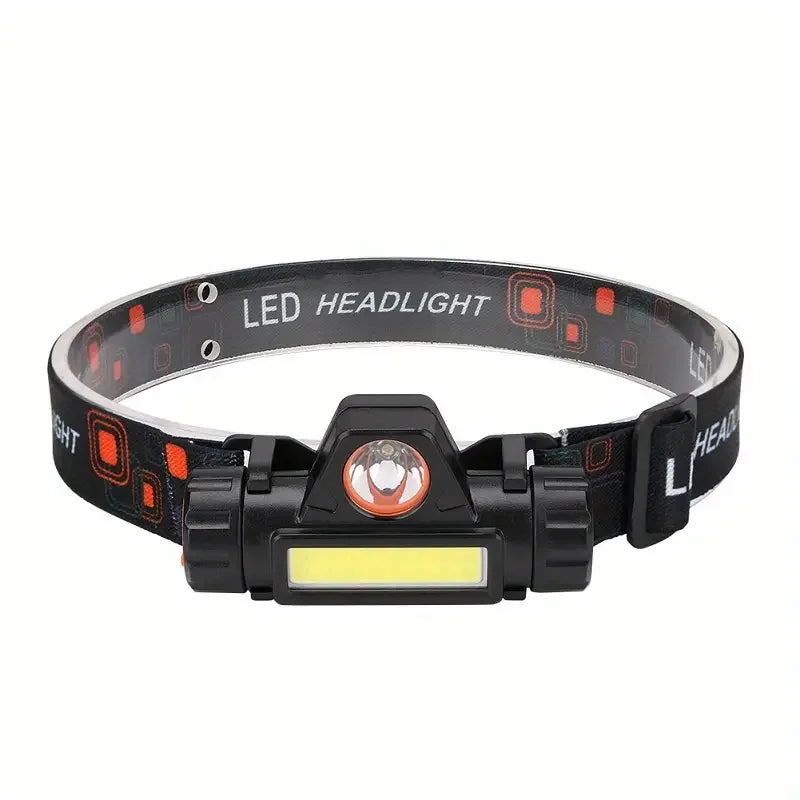 Rechargeable COB LED USB Headlamp Strong Magnetic Powerful Headlight Super Bright Waterproof Head Torch For Outdoor Fishing Leedoar