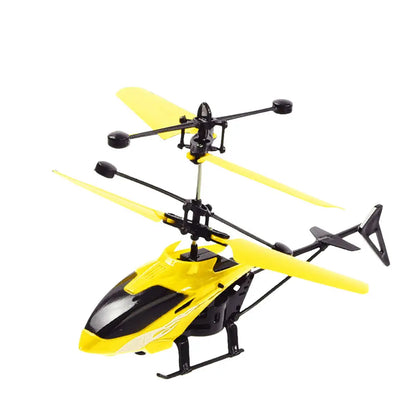 Rechargeable Mini RC Drone Remote Control Safe Fall Resistant RC Helicopters Drone Toys Induction Hovering Children Toys Leedoar