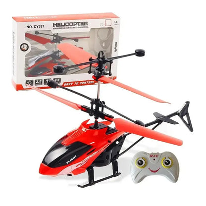 Rechargeable Mini RC Drone Remote Control Safe Fall Resistant RC Helicopters Drone Toys Induction Hovering Children Toys Leedoar