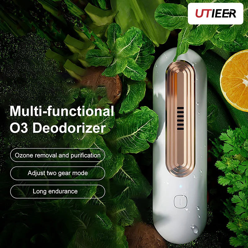 Refrigerator Deodorizer Air Purifier Refrigerator Deodorizer Food Shelf Life Extender Remove Smoke Pet Toilet Odor Car Wardrobe Leedoar