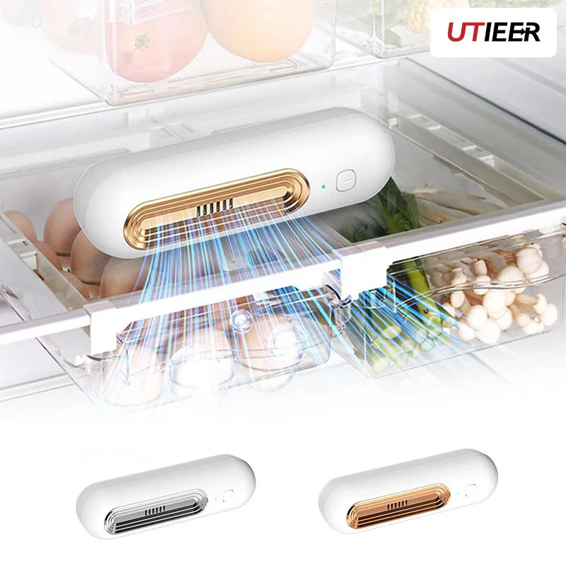 Refrigerator Deodorizer Air Purifier Refrigerator Deodorizer Food Shelf Life Extender Remove Smoke Pet Toilet Odor Car Wardrobe Leedoar