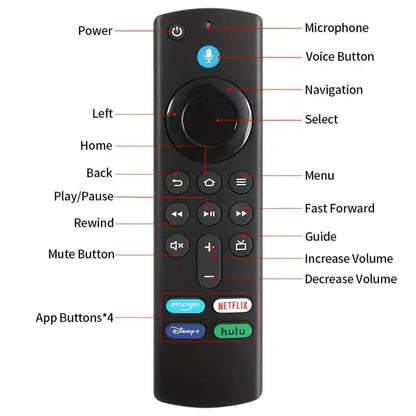 Replacement Bluetooth Voice Remote Control for Fire TV Stick 4K Max 3rd Gen Stick Lite Cube Smart TV Controller Works with Alexa Leedoar