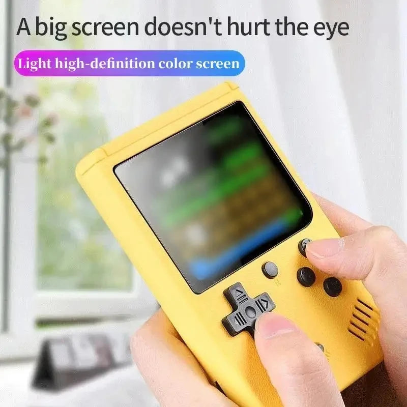 Retro Portable Mini Handheld Video Game Console 8 Bit 3.0 Inch Color LCD Kids Color Game Player Built in 500 Games Leedoar