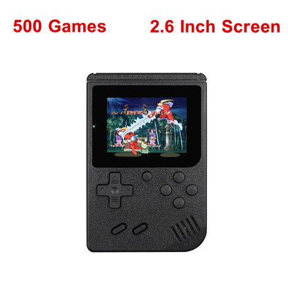 Retro Portable Mini Handheld Video Game Console 8-Bit 3.0 Inch Color LCD Kids Color Game Player Built-in 500 games Leedoar