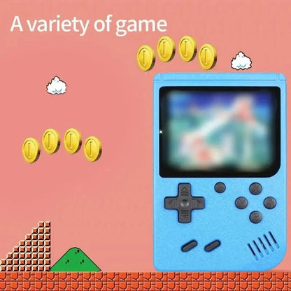 Retro Portable Mini Handheld Video Game Console 8 Bit 3.0 Inch Color LCD Kids Color Game Player Built in 500 Games Leedoar