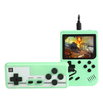 Retro portátil mini console de videogame portátil 8 bits 3,0 polegadas LCD colorido para crianças, reprodutor de jogos colorido integrado com 500 jogos 