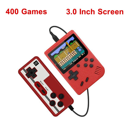 Retro Portable Mini Handheld Video Game Console 8-Bit 3.0 Inch Color LCD Kids Color Game Player Built-in 500 games Leedoar