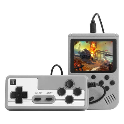 Retro portátil mini console de videogame portátil 8 bits 3,0 polegadas LCD colorido para crianças, reprodutor de jogos colorido integrado com 500 jogos 