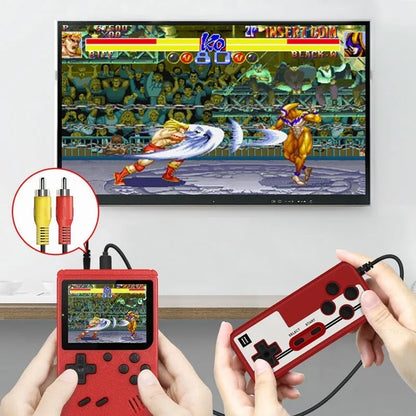 Retro Portable Mini Handheld Video Game Console 8-Bit 3.0 Inch Color LCD Kids Color Game Player Built-in 500 games Leedoar