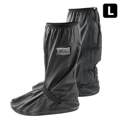 Capa de chuva para sapatos de motocicleta reutilizável, scooter, dirt bike, antiderrapante, protetores de botas, unissex, protetores de sapatos de bicicleta para dias chuvosos e com neve 