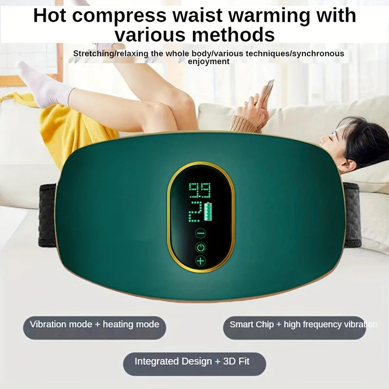 Revolutionary Fat Spinning Machine Fiber Waist Belt Waist Fitness Massager Weight Loss and Body Shaping Instrument Leedoar