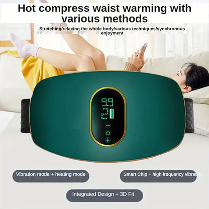 Revolutionary Fat Spinning Machine Fiber Waist Belt Waist Fitness Massager Weight Loss and Body Shaping Instrument Leedoar