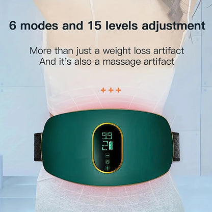 Revolutionary Fat Spinning Machine Fiber Waist Belt Waist Fitness Massager Weight Loss and Body Shaping Instrument Leedoar