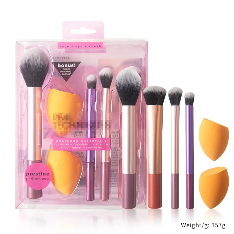 Rt1997 Makeup Brush Set 1786 Pieces Portable Beauty Blender Amazon Exclusive Cosmetic Brushes Suit Leedoar