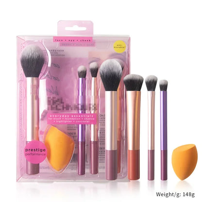 Rt1997 Makeup Brush Set 1786 Pieces Portable Beauty Blender Amazon Exclusive Cosmetic Brushes Suit Leedoar