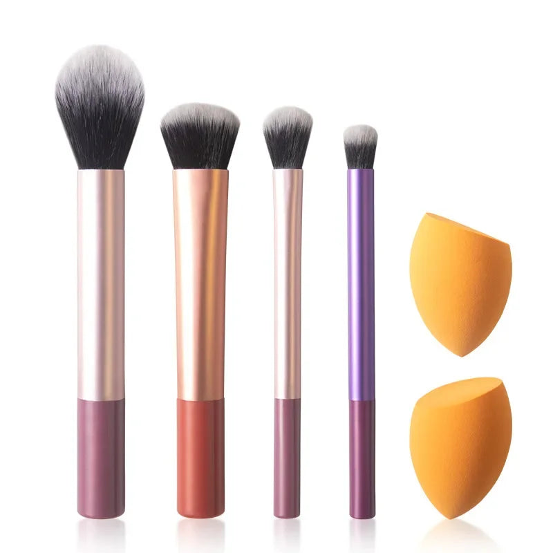 Rt1997 Makeup Brush Set 1786 Pieces Portable Beauty Blender Amazon Exclusive Cosmetic Brushes Suit Leedoar