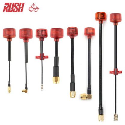 Rush Cherry FPV 5.8G Antena LHCP RHCP SMA UFL IPEX Adaptador de conector de antena de corrida de longo alcance para FPV Quadcopter Racing Drone 