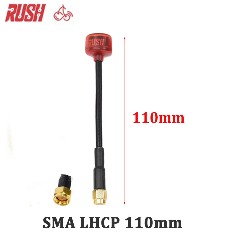 Rush Cherry FPV 5.8G Antena LHCP RHCP SMA UFL IPEX Adaptador de conector de antena de corrida de longo alcance para FPV Quadcopter Racing Drone 