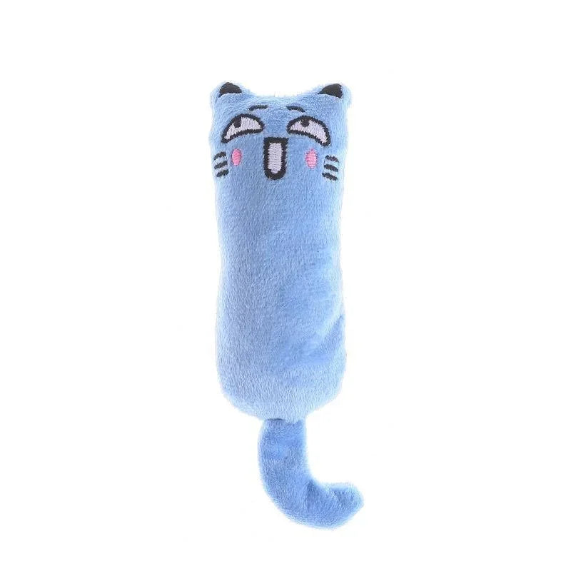 Rustle Sound Catnip Toy Cats Product For Pets Cute Cat Toys For Kitten Teeth Grinding Cat Plush Toy Thumb Pillow Pet Accessories Leedoar