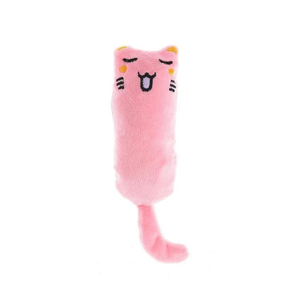 Rustle Sound Catnip Toy Cats Product For Pets Cute Cat Toys For Kitten Teeth Grinding Cat Plush Toy Thumb Pillow Pet Accessories Leedoar