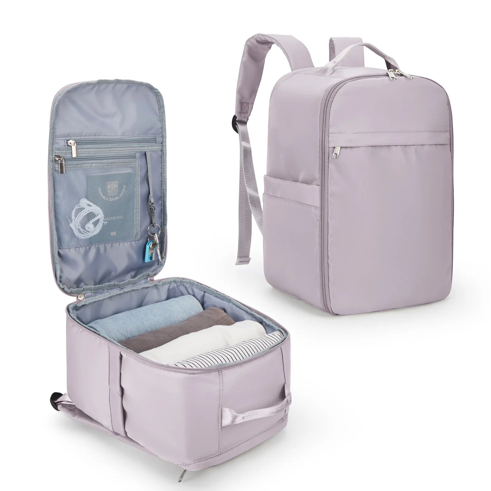 Ryanair Backpack 40x20x25 Cabin Bag, Hand Luggage Travel Backpack for Easyjet Cabin Bag 45x36x20, Laptop Backpack for Women/Men Leedoar