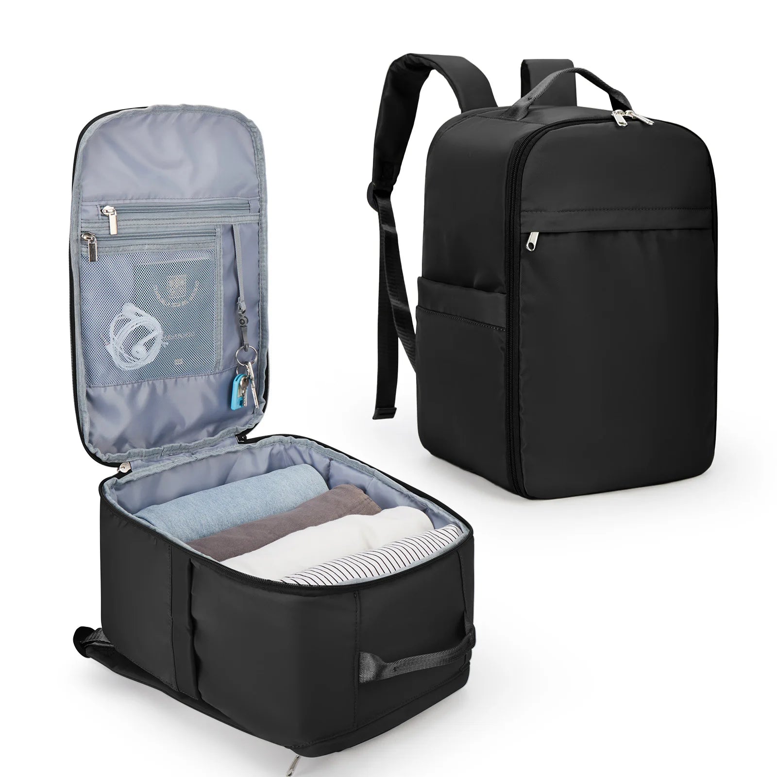Ryanair Backpack 40x20x25 Cabin Bag, Hand Luggage Travel Backpack for Easyjet Cabin Bag 45x36x20, Laptop Backpack for Women/Men Leedoar