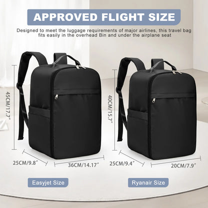 Mochila Ryanair 40x20x25, mochila de mano para equipaje de cabina Easyjet 45x36x20, mochila para portátil para mujer/hombre 