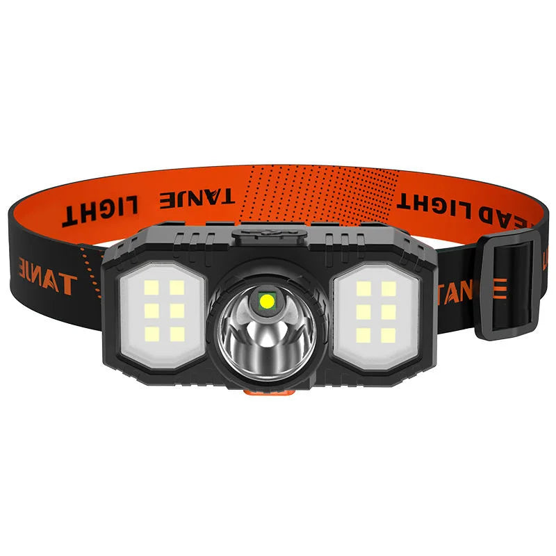 LED USB Rechargeable COB Headlamp Strong Magnetic Powerful Headlight Super Bright Waterproof Head Torch For Outdoor Leedoar