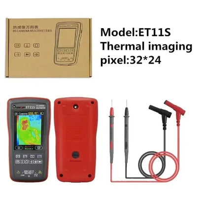 2 In 1 Thermal Imager Multimeter Touch Screen Electric Circuit Automobile Inspect IR Thermal Camera for PCB Electronic Repair Leedoar