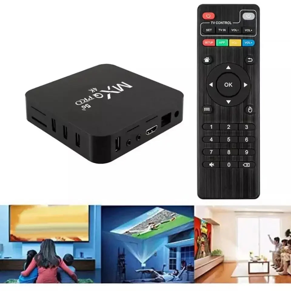 MXQpro RK3229 Android 10.1 Smart TV Box 4K Media Player TV BOX Android 7.1 4GB 32GB 64GB Remote Control TV Set Top Box Leedoar