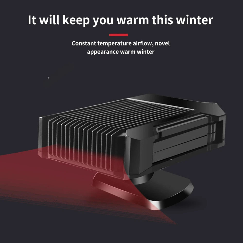 Car Mounted Heater Windshield Heating and Defrosting Device Winter Snow Melting Defrosting and Defogging Heater Easy to Install Leedoar