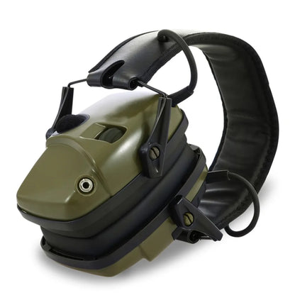 Tactical Headset Foldable, E-firing Earmuffs, Military Noise Resistant Headphones, Amplified Hearing Protection Leedoar