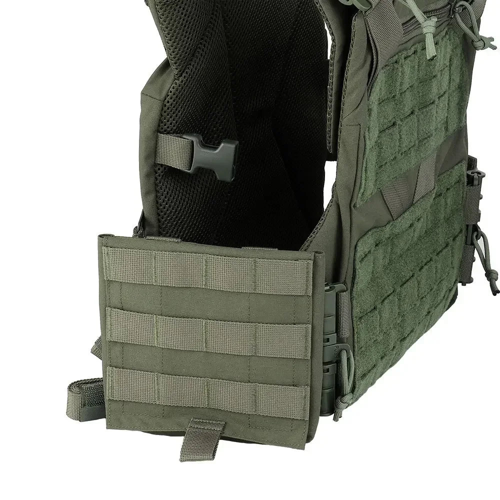 Outdoor Tactical Vest Combat Quick Release On/Off MOLLE Military Equipped with Quick Adjustment Multi Size K19 Plate Rack Leedoar