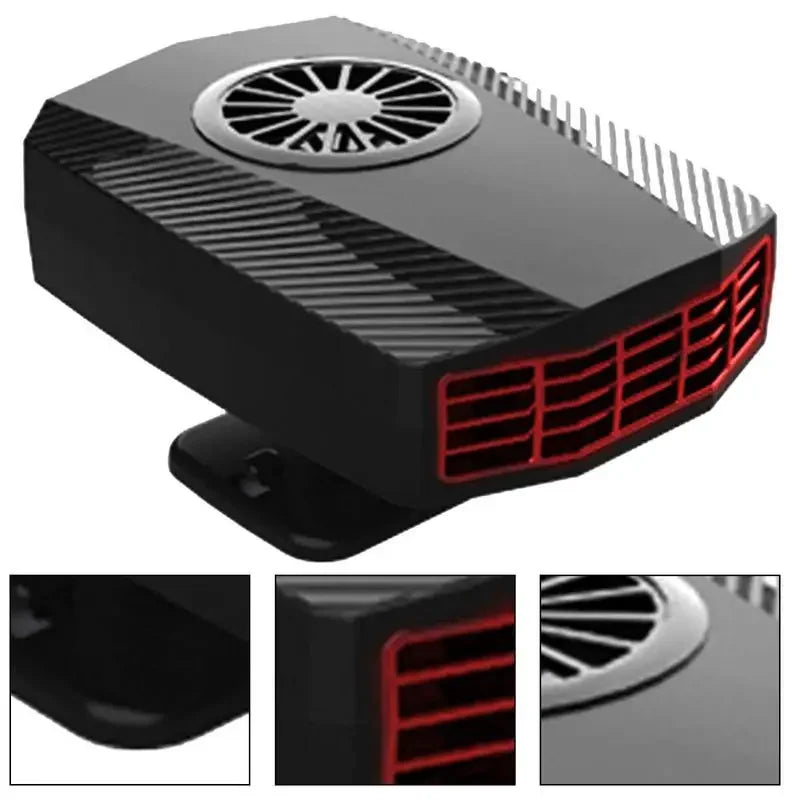 Car Mounted Heater Dual-Purpose Cold and Warm Air Heater 12V Faster Indoor Heater Large Truck Heating and Defogging in Winter Leedoar